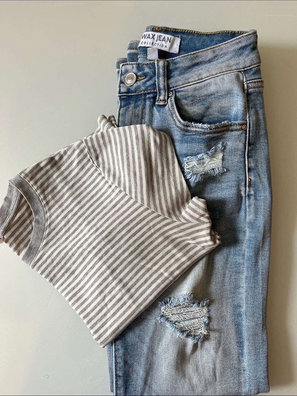 Uniqlo Tee & Tween Jeans